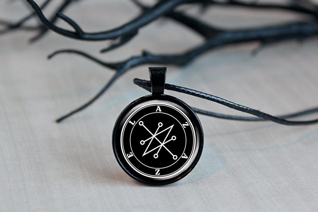 Ars Goetia Azazel Necklace, Azazel Pendant, Demon Sigil Occult Jewelry ...