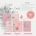 60 Affirmation Cards Digital Download, Mindfulness Affirmations Deck 2021, Positive Quotes Printable Gift 