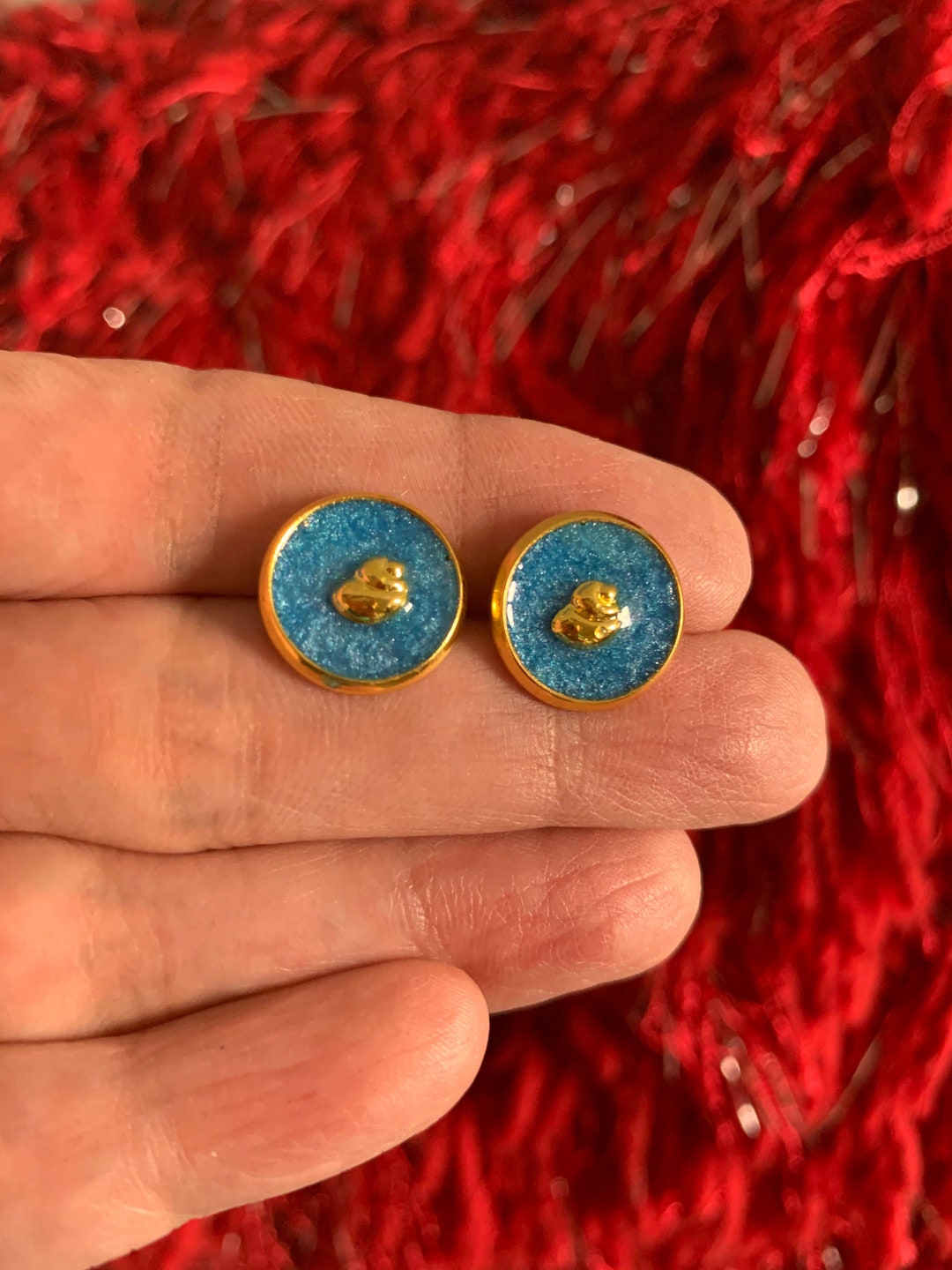 Resin Stud Earrings Stud Earrings Dainty Stud Earrings for Etsy