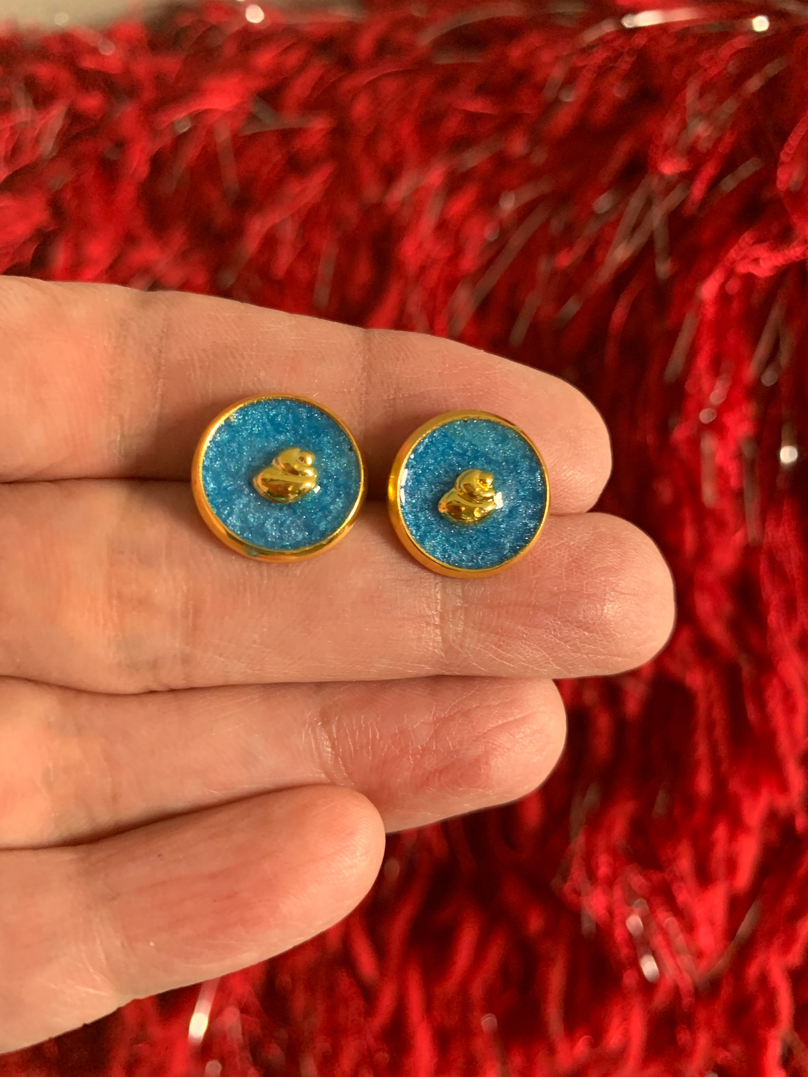 Resin Stud Earrings Stud Earrings Dainty Stud Earrings for Etsy