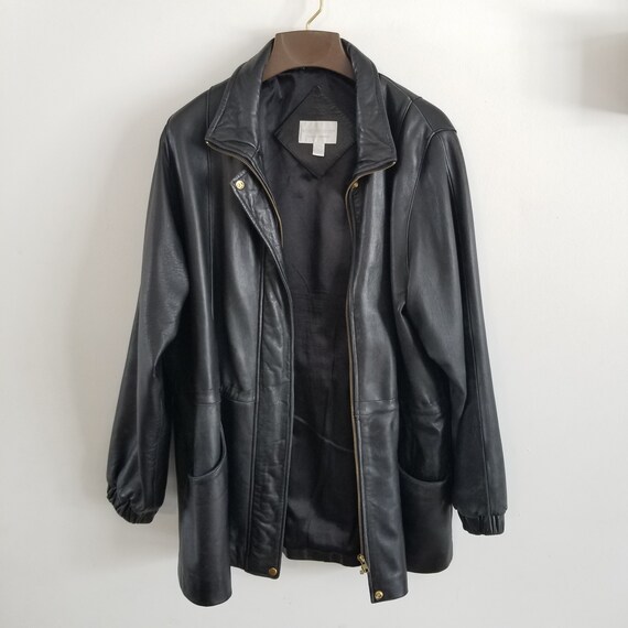 Vintage Worthington Men's Black Leather Jackets