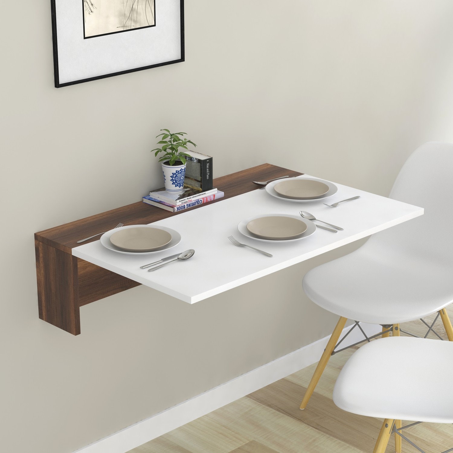 Wall Mount Folding Table Wall Hanging Table Wall Dining Etsy