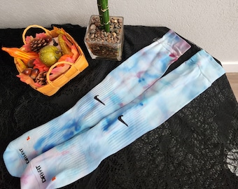 Tie Dye Knee High Soccer Socks