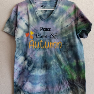 Camo Scrunch Tie Dye Tee M