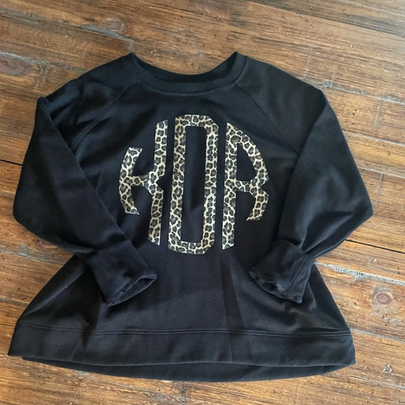 Monogram Sweatshirt Custom Initials 