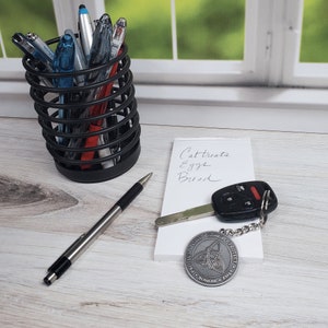 Celtic Knot & Pawprint Keychain