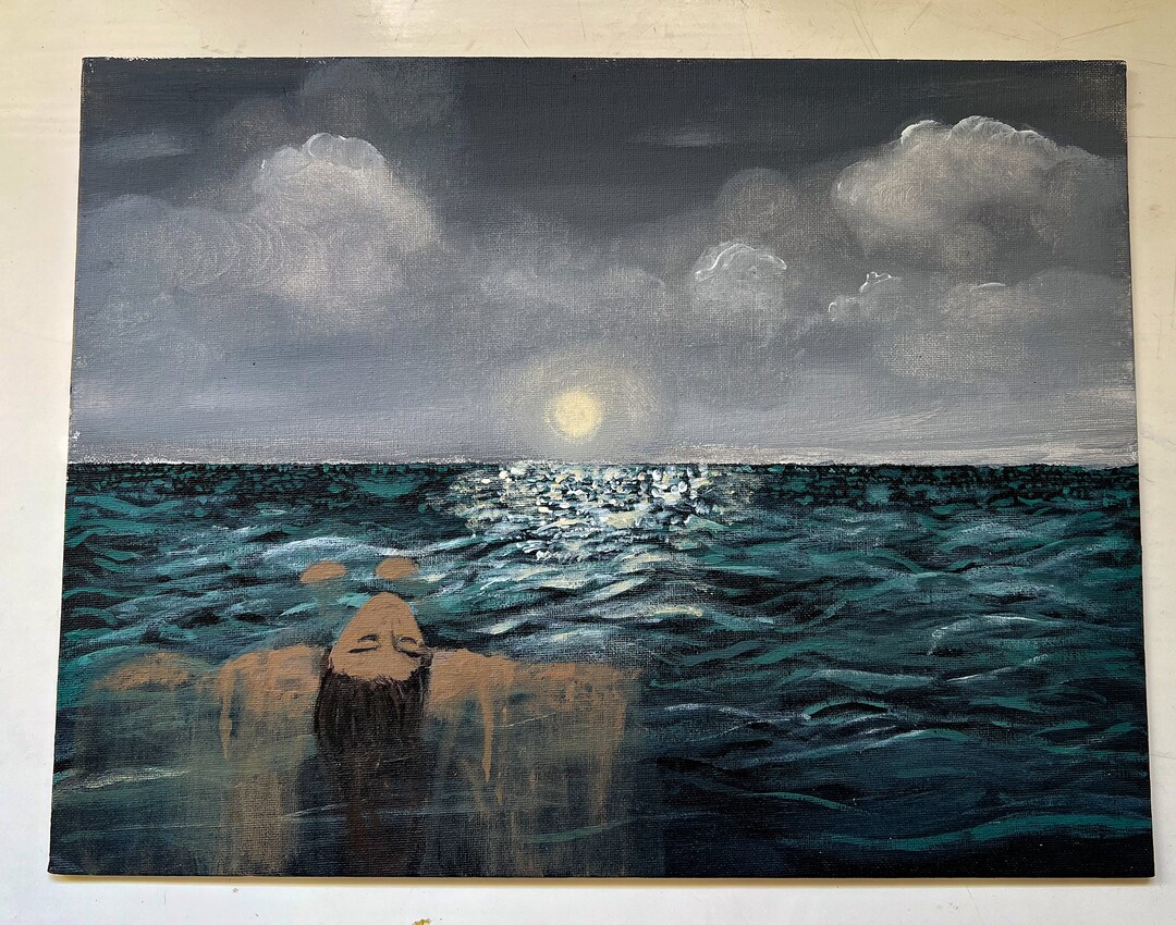 DISSOLVE Original Acrylic Painting Etsy