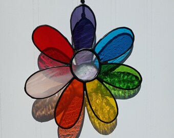 Rainbow Flower Suncatcher