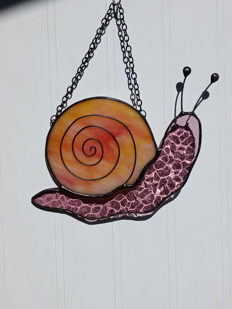 Snail Stained Glass Suncatcher image 3