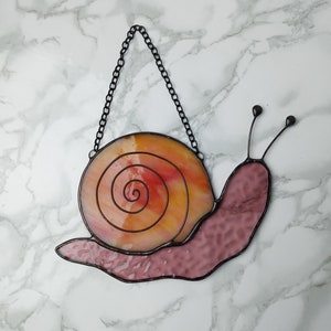 Snail Stained Glass Suncatcher image 4