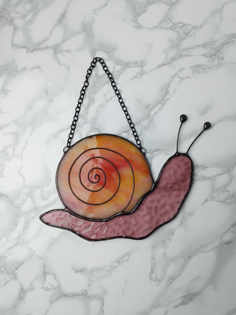 Snail Stained Glass Suncatcher image 4