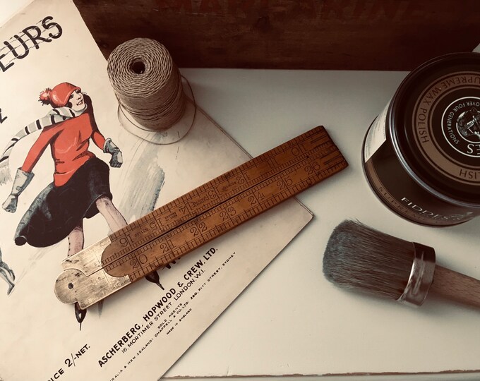 Antique Folding Ruler. Antique 3 Ft Ruler No.1380. Rabone Boxwood and ...