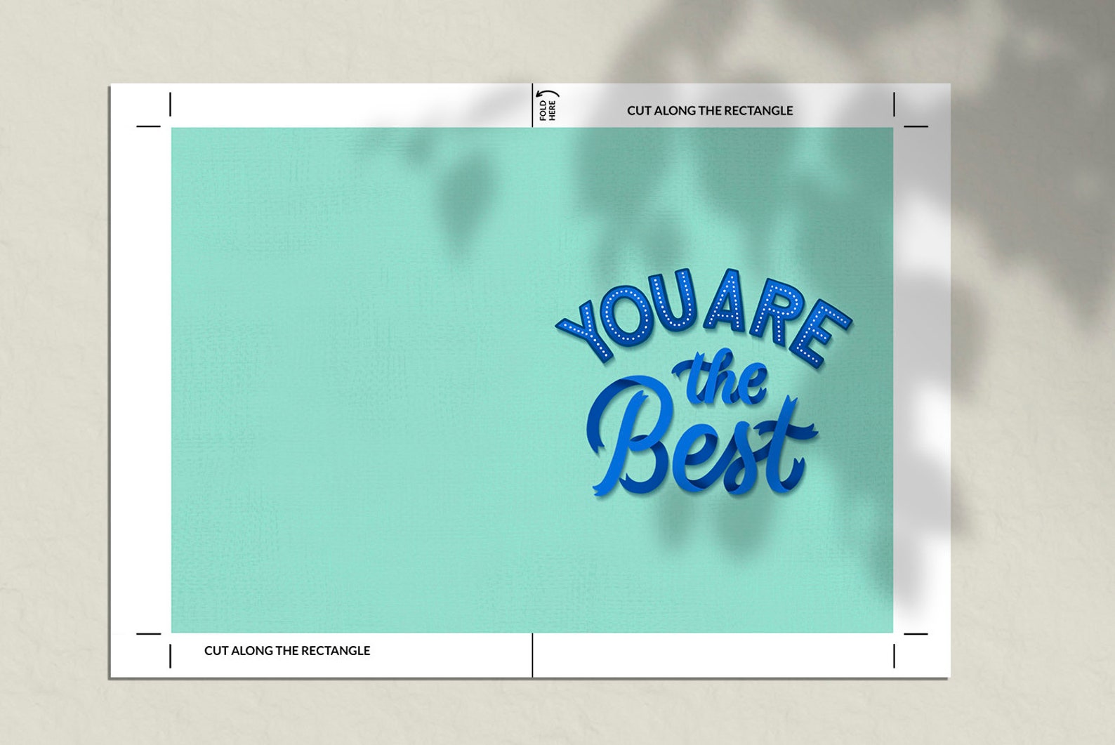 You're the best greeting card. Home printable. Instant | Etsy