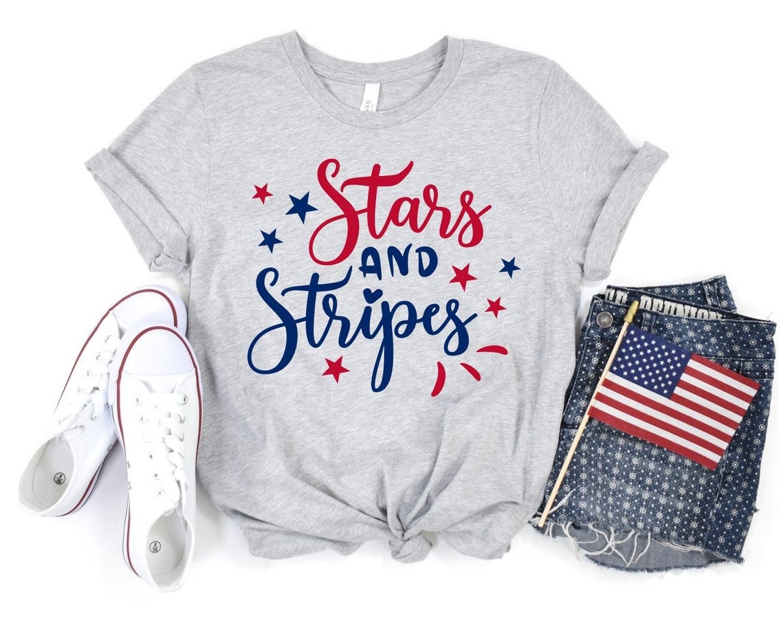 4th of July ShirtStarr and Stripes ShirtFreedom ShirtFourth  Etsy