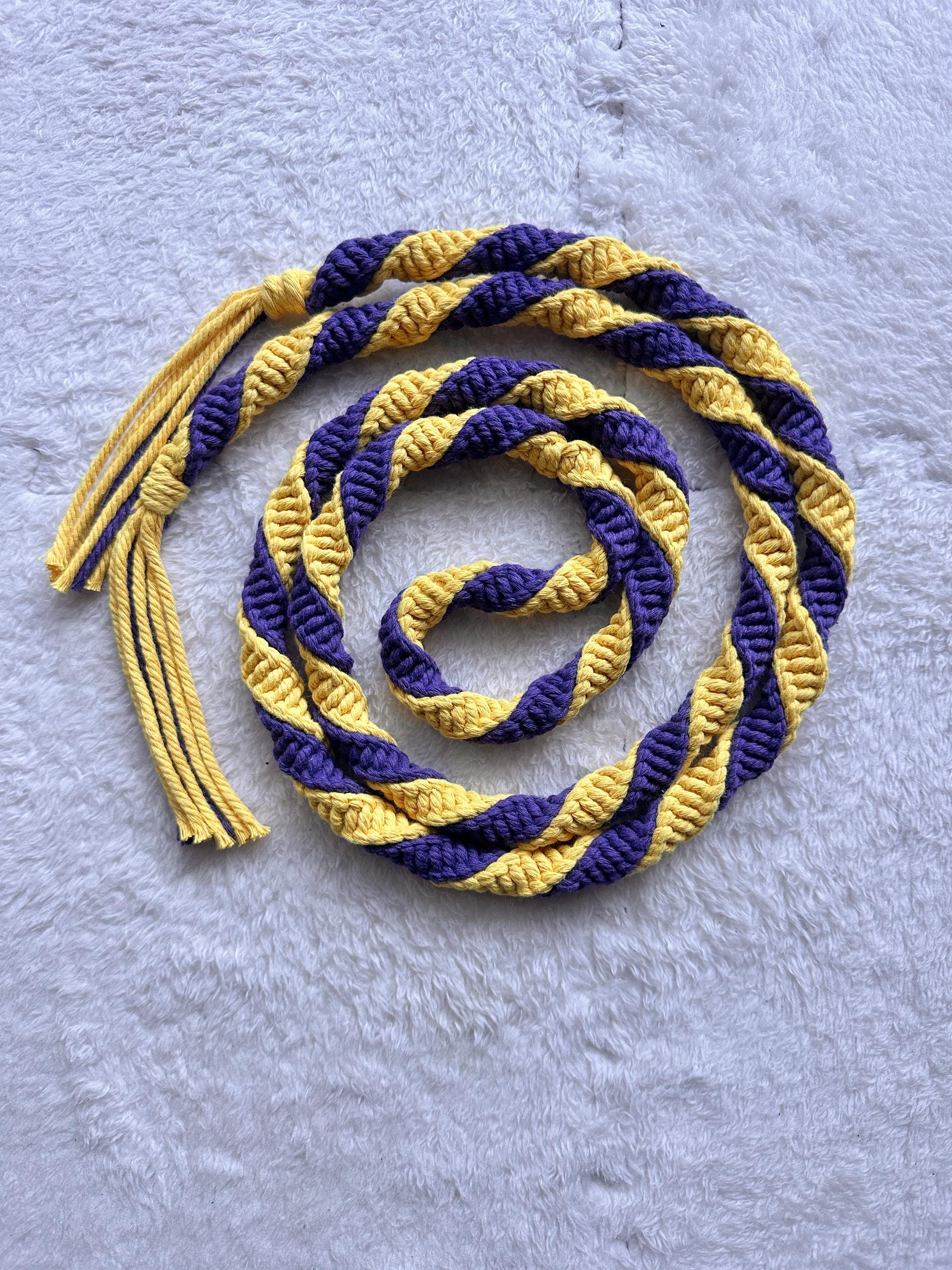 Macrame Graduation Twisted Rope | Grad Honor Cord | Graduation Lei ...