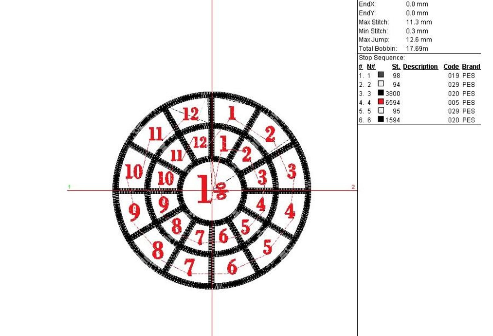 Division table wheel maths in the hoop embroidery design from  etsy Division table wheel maths in the hoop embroidery design from  etsy