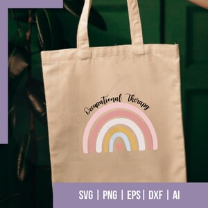 Arbetsterapeut SVG | Arbetsterapi SVG | OT-liv | Cricut- och silhuettfiler | Utskrivbar väggkonst, T-shirt, muggdesign bild 3