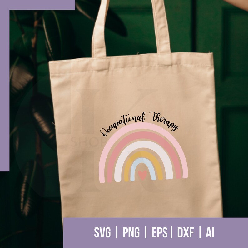 Arbetsterapeut SVG | Arbetsterapi SVG | OT-liv | Cricut- och silhuettfiler | Utskrivbar väggkonst, T-shirt, muggdesign bild 3