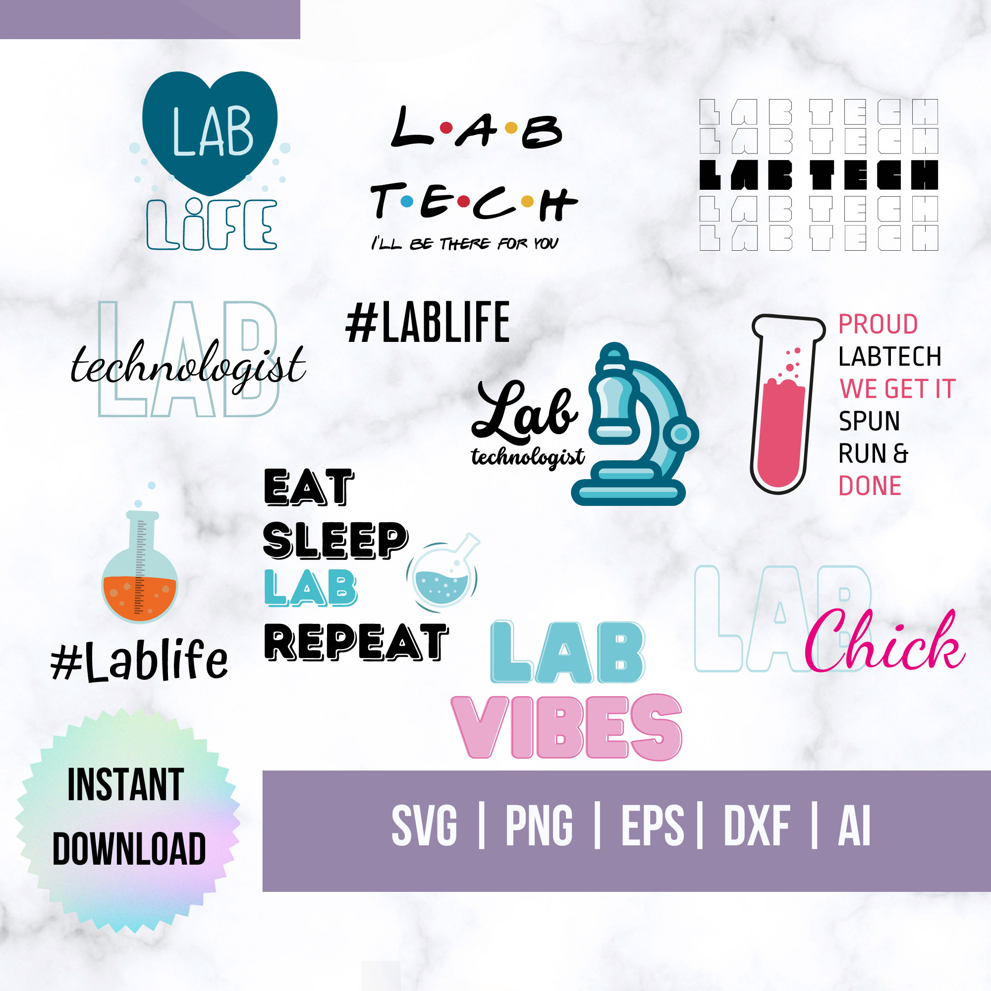Lab Tech Sticker 