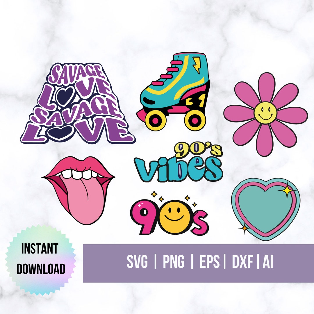 Retro Sublimations Take Me Back to the 90s Svg Files for Cricut - Etsy
