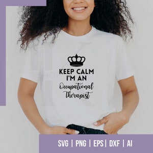 Arbetsterapeut SVG | Arbetsterapi SVG | OT-liv | Cricut- och silhuettfiler | Utskrivbar väggkonst, T-shirt, muggdesign bild 4