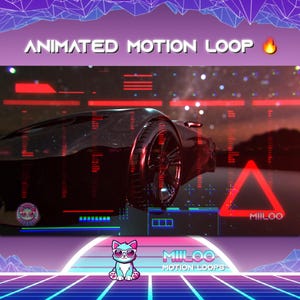 Cyberpunk Tactical HUD – Futuristic Car Interface Animation (4K Loop)