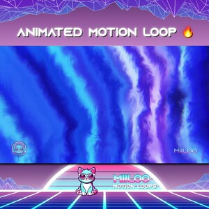 Blue Smoke Flow Motion Background | 4K UHD 3840x2160 | 60FPS | Seamless Loop | Abstract Dreamy Vapor Animation