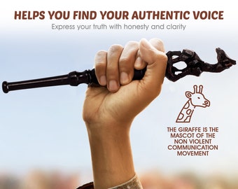 Giraffe NVC Talking Stick: poderosa herramienta de comunicación para el diálogo equilibrado, la narración y la consolidación de la paz