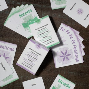 The Empathy Set: Powerful Communication Tool (feelings and needs flash cards) for Empathy and Emotional Intelligence