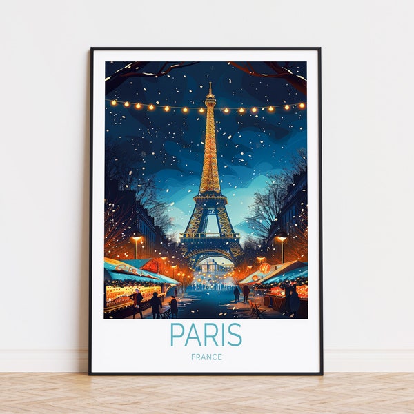 Paris Travel Poster, Paris wall art, Travel Poster, France Paris Wall decor, Parisian Birthday Gifts, Anniversary Print