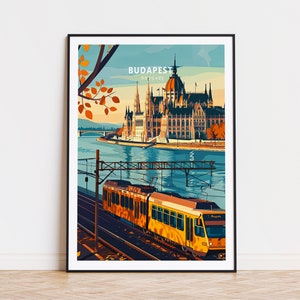 Budapest Hungary Travel Print, Hungary Wall Art, Budapest Poster, Travel Home Decor, Personalised Gifts, Wedding Gift