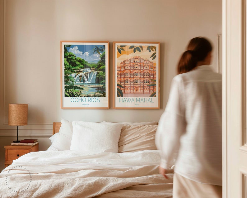 Ocho Rios Travel Poster, Jamaica Wall Art, Ocho Rios Print, Home Decor, Birthday Present