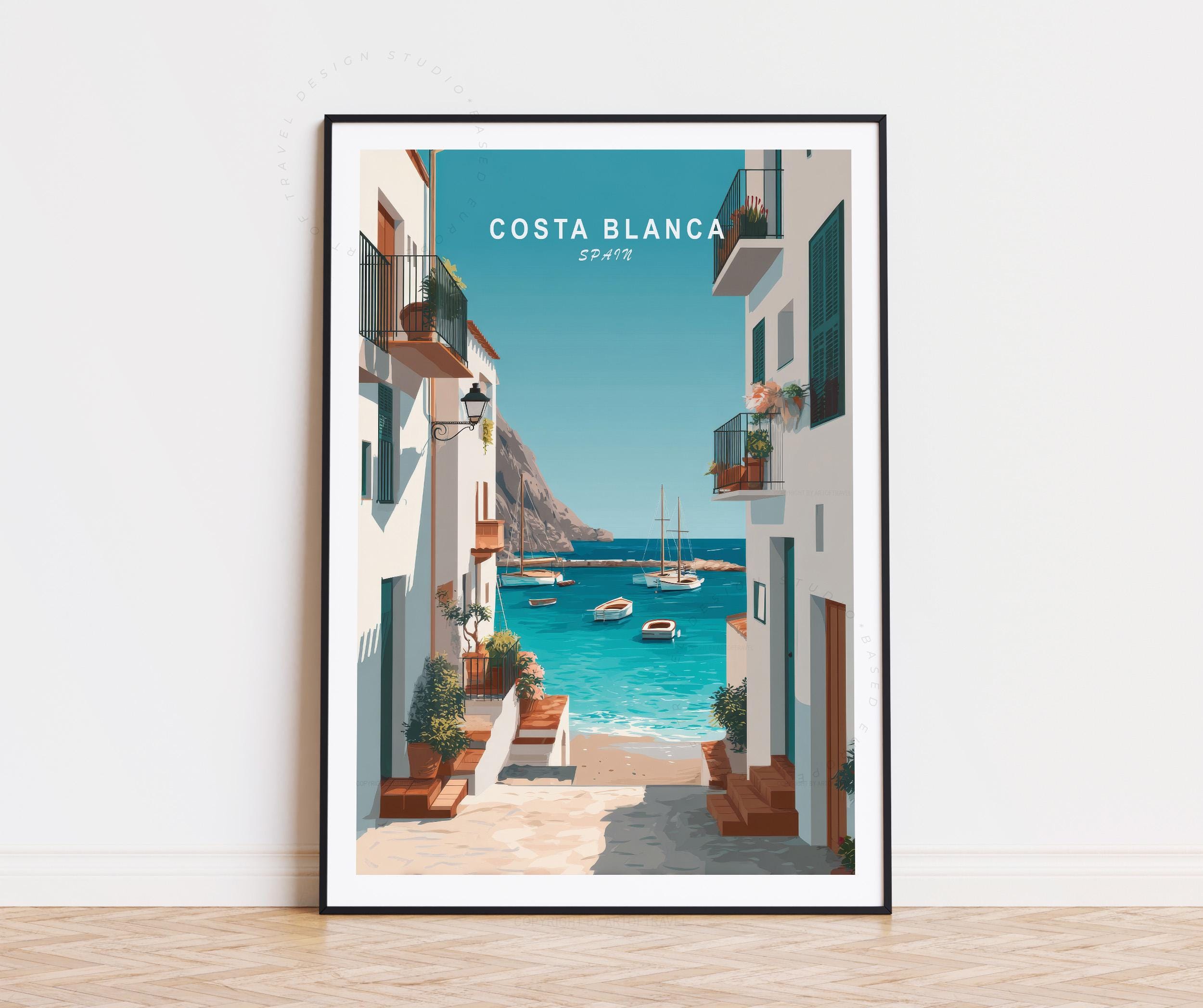 Poster ARTTOR 40x50cm – Tableau Déco Fantaisie Portail Jardin – Papier Brun