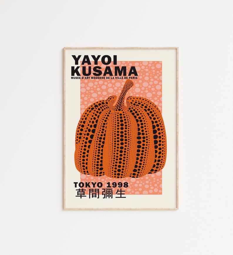 Poster Yayoi Kusama – Art Coloré Et Hypnotique, Format 50x70 Cm. Parfait Pour Décorer Votre Salon, Bureau Ou Atelier. - 4