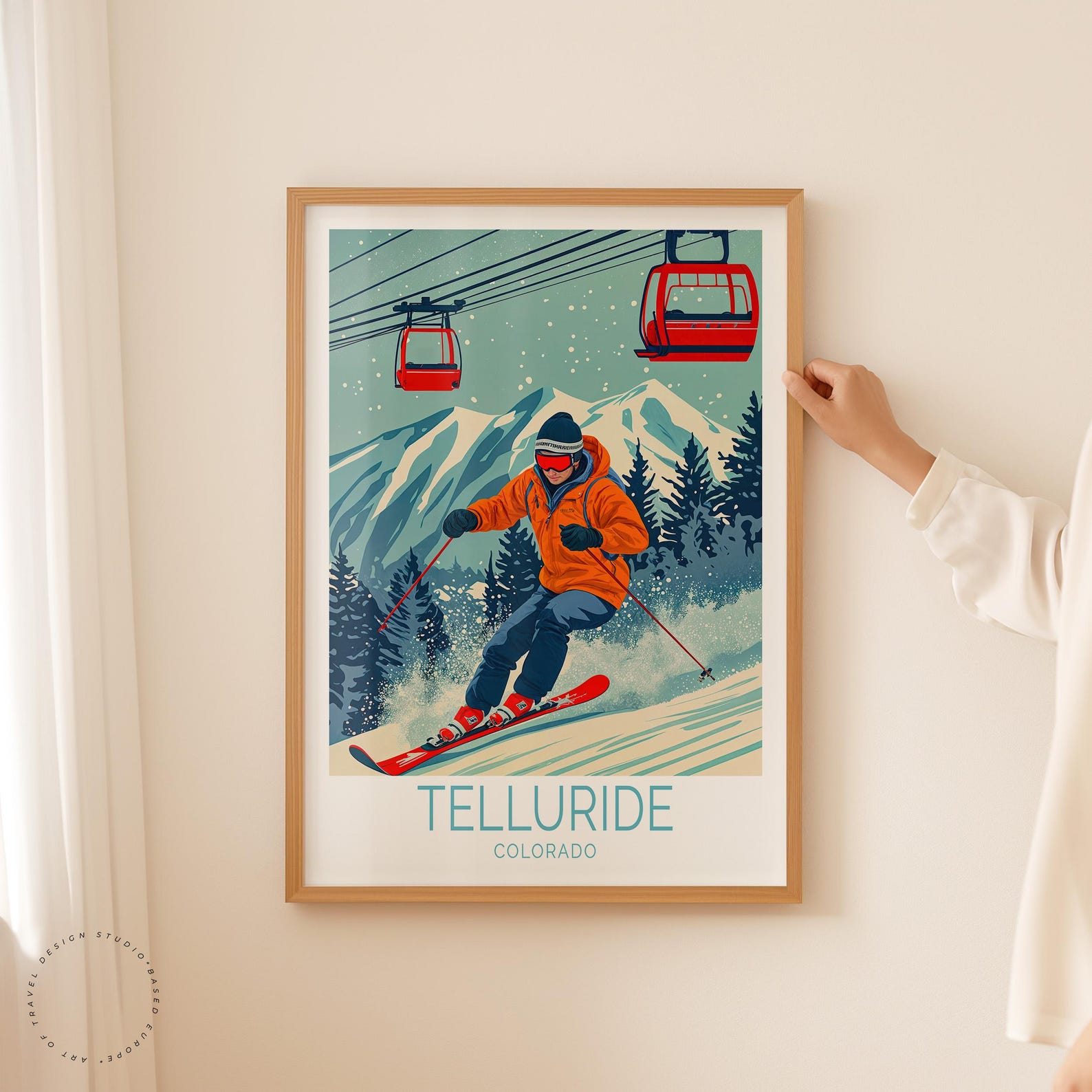 Telluride Travel Poster, Colorado Wall Art, Telluride Print, Birthday ...