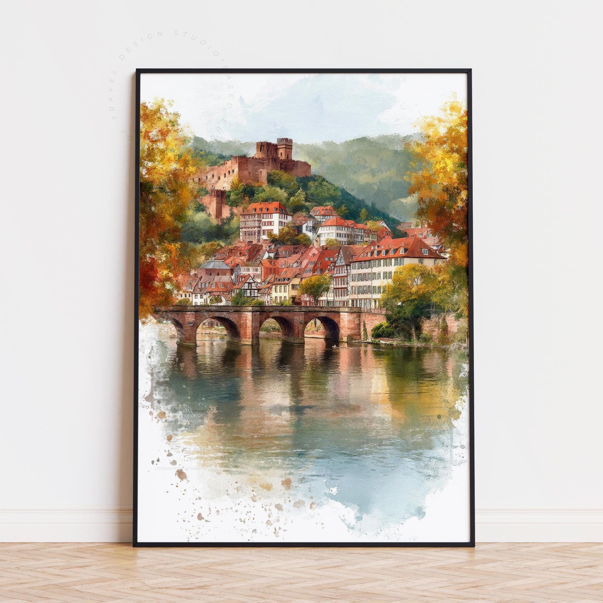 Heidelberg Poster - Etsy