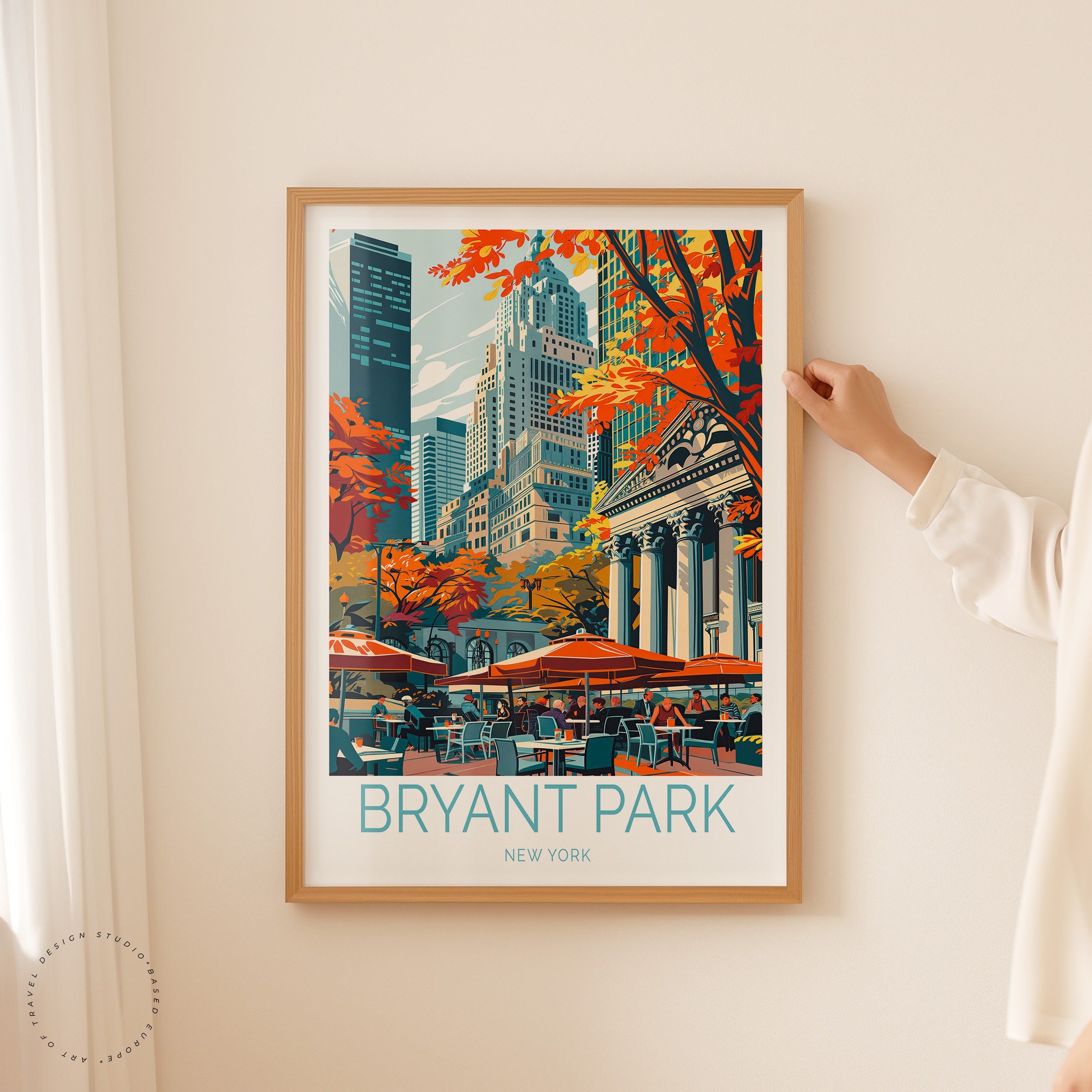 額装済/New York City　1979（ロバートフランク）/アートポスター ロバート・フランク ポスター New York City(1979) |アート＆フレーム