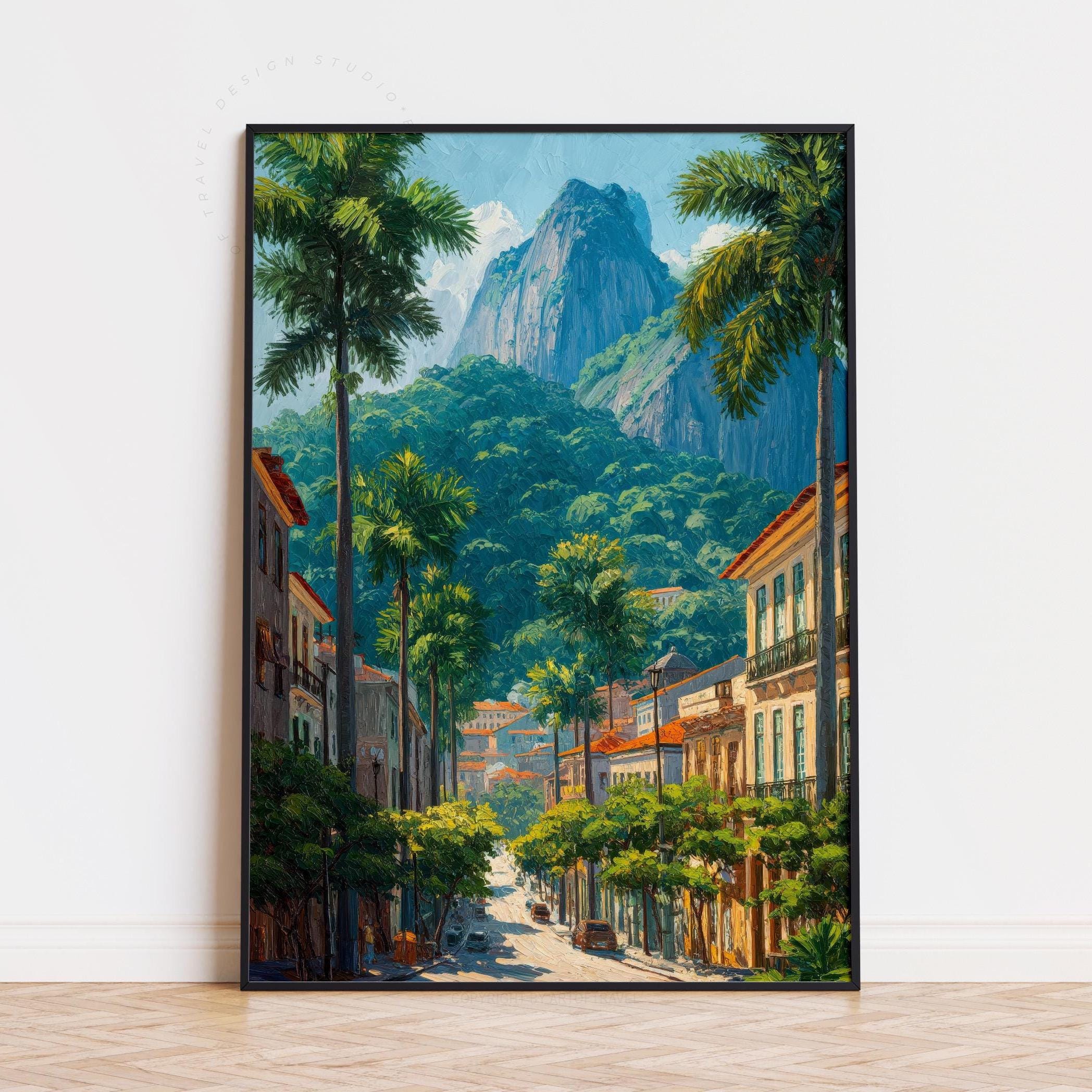 Rio De Janeiro Oil Painting - Etsy