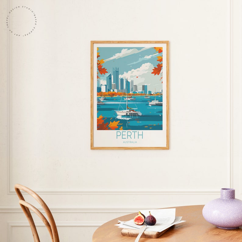 Perth Community Posters Perth Australia City Poster, Australia Wall Art, Australia Travel Print ...