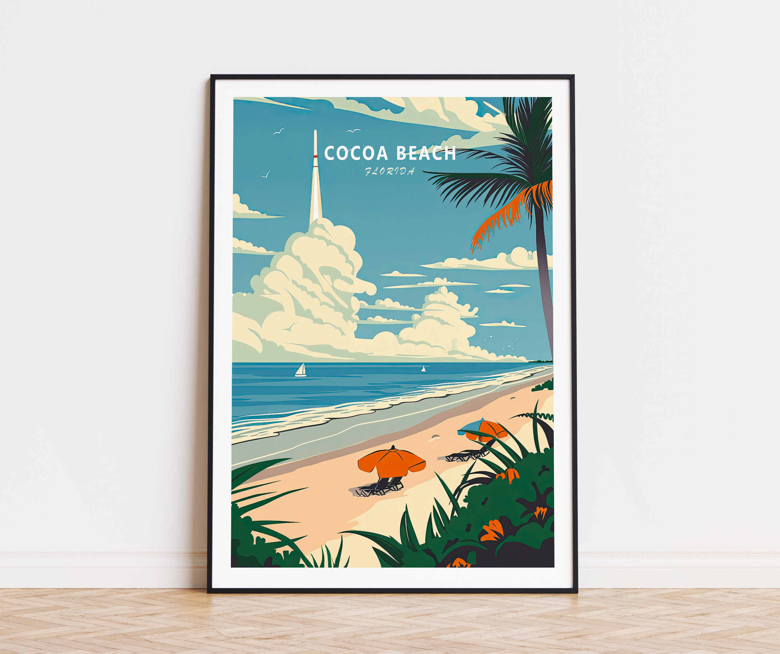 絵本・児童書 Coast to Coast: Travel Decal Art Surfing The Oregon Coast - 12x18 Retro Travel Poster Print