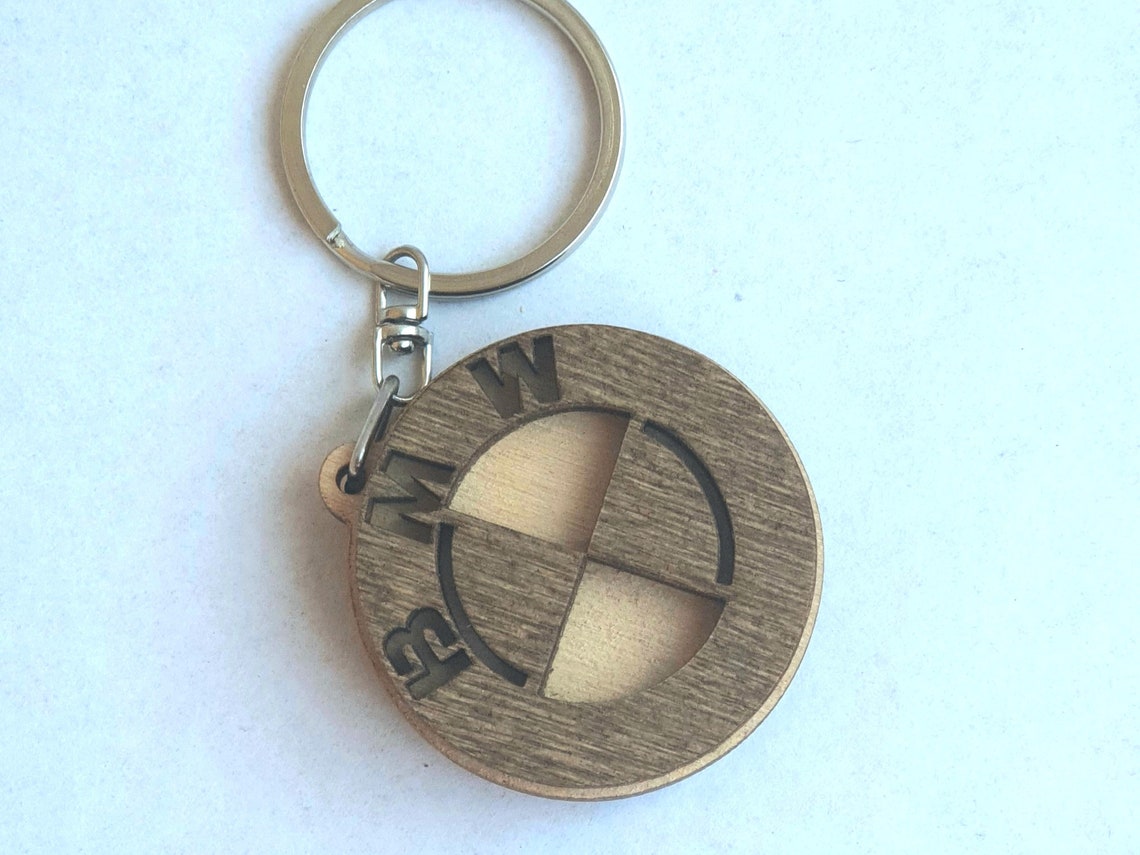 Cool Keychain Mens Car Keychain Wood Keychain Gift for Etsy UK