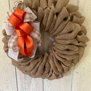 Burlap Wreath, Fall Wreath, All Season wreath for door, wreath, gift, wreath, anniversary gift