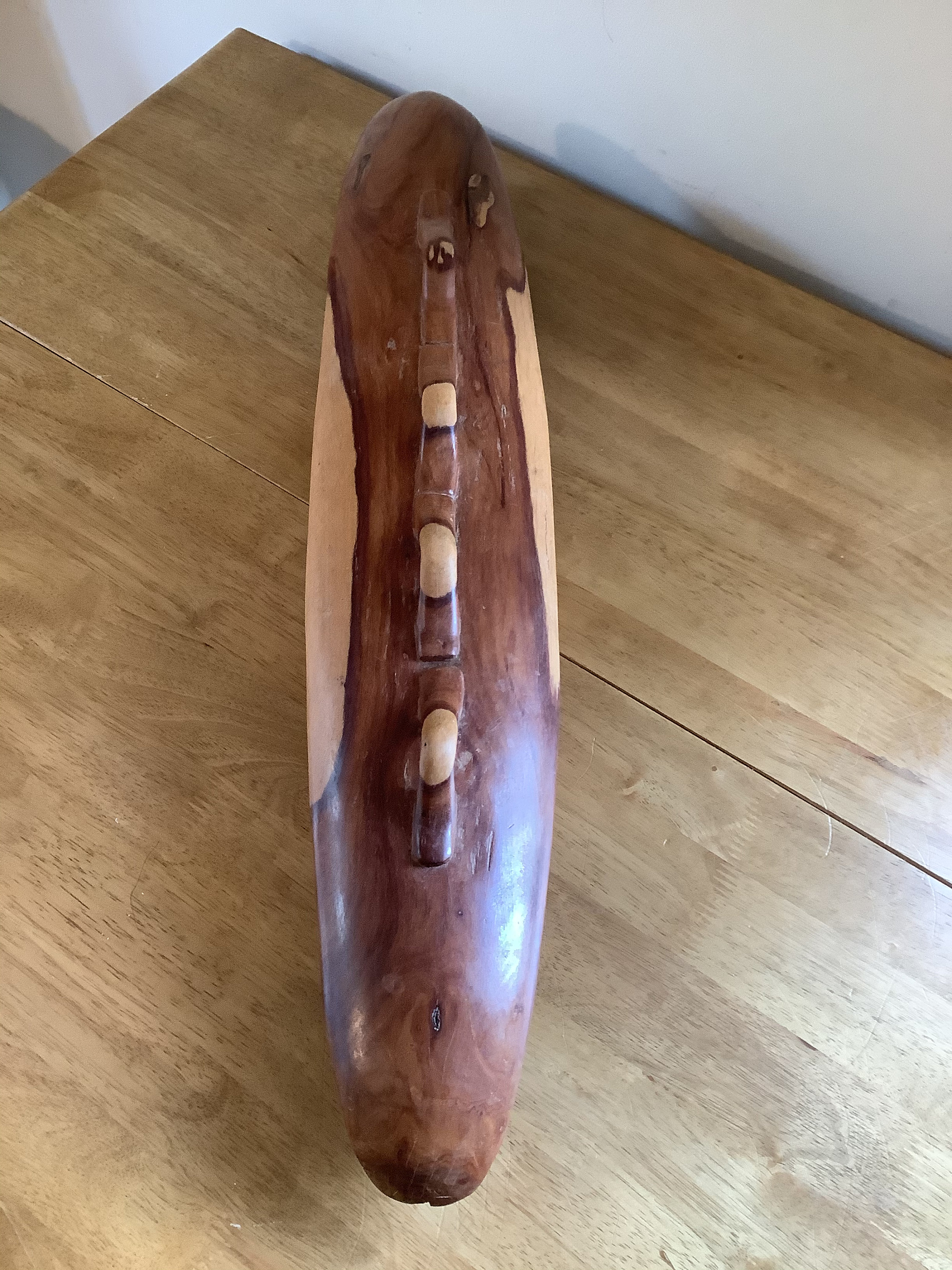 Hand Carved Large Long Wooden Bowl With a Lid Etsy UK