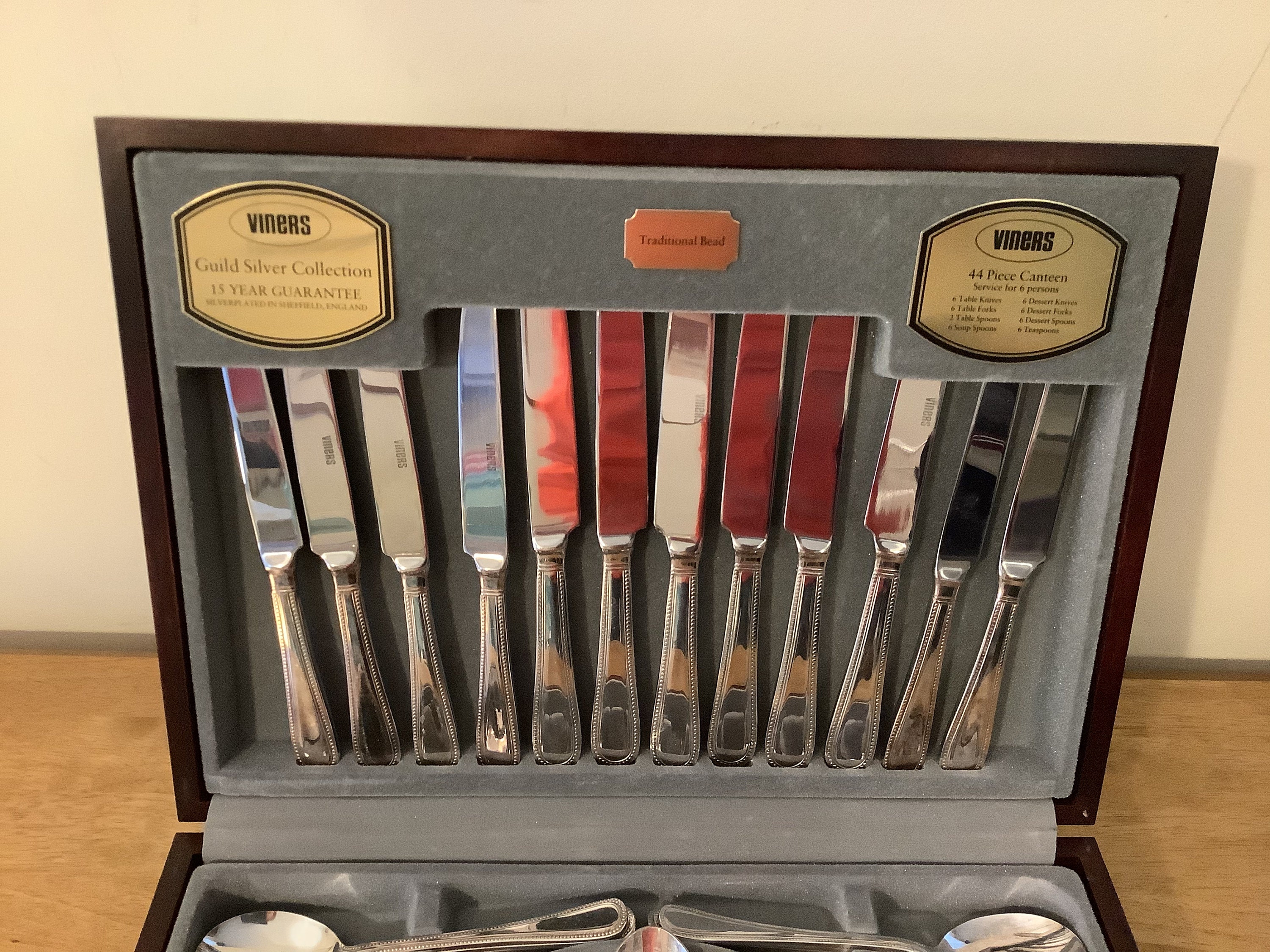 Vintage Viners Guild Silver Collection Silver Plated 44