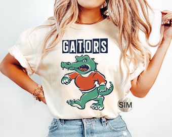 Alligatoren PNG-Datei, Alligatoren Football Maskottchen PNG, Gator Cheer Maskottchen PNG, Sublimation Digitales Design, PnG für Sublimation Sofort-Download, UVDtF