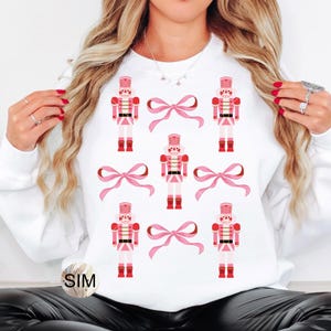 Archivo PNG de Navidad, Lazos de cascanueces coquette PnG, Cascanueces PNg, Diseño de sublimación, Cascanueces navideño UV DtF Digital PnG Sublimación