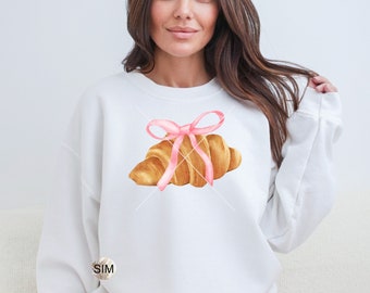 Coquette Bow PNG File, Coquette Bow PNG, Coquette Bow And Croissant Png, Sublimation Digital PnG Download, UV DtF PnG