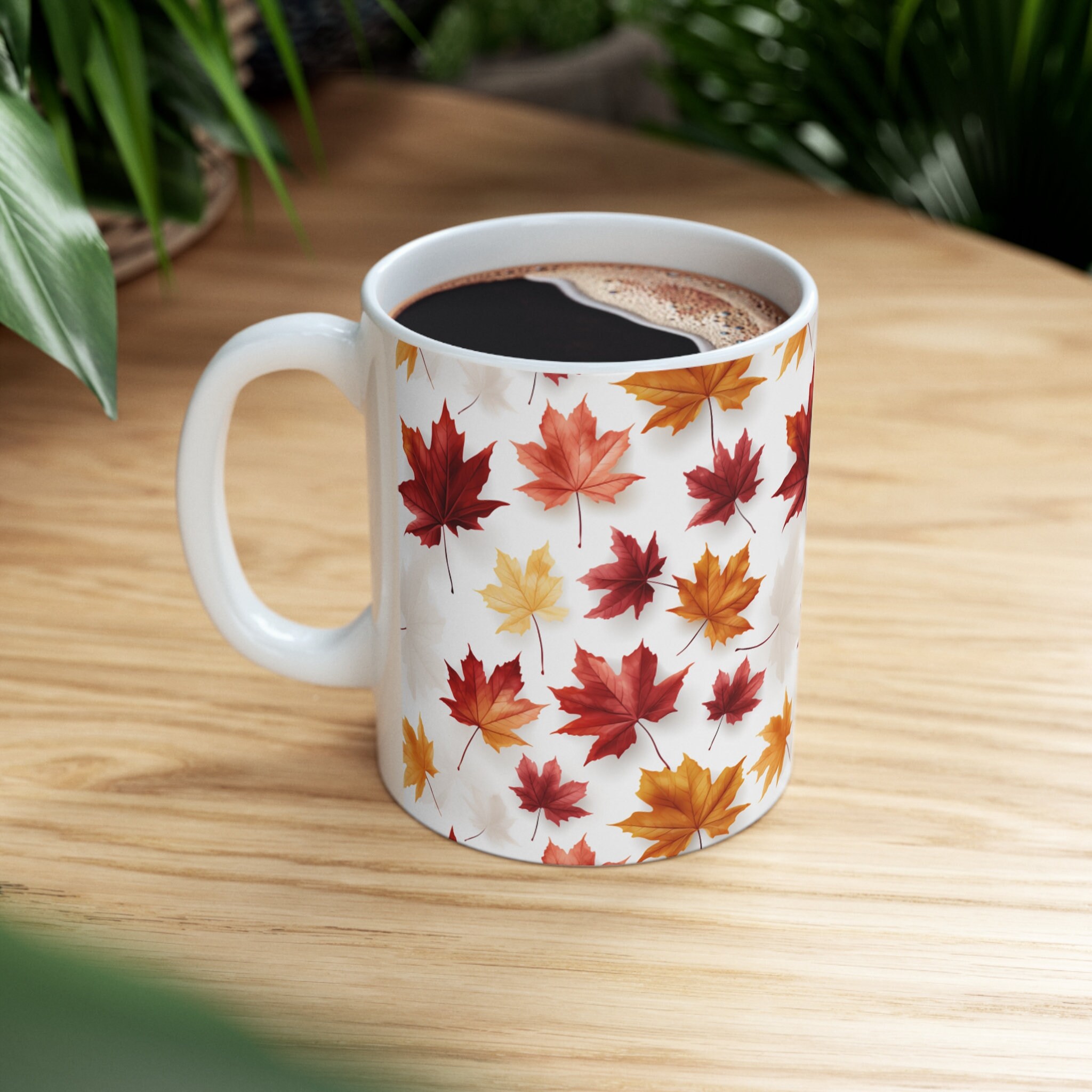 Fall Lover Gift Fall Mug Autumn Mug Maple Leaf Mug Gift for Fall Cozy Mug Fall Coffee Mug Autumn