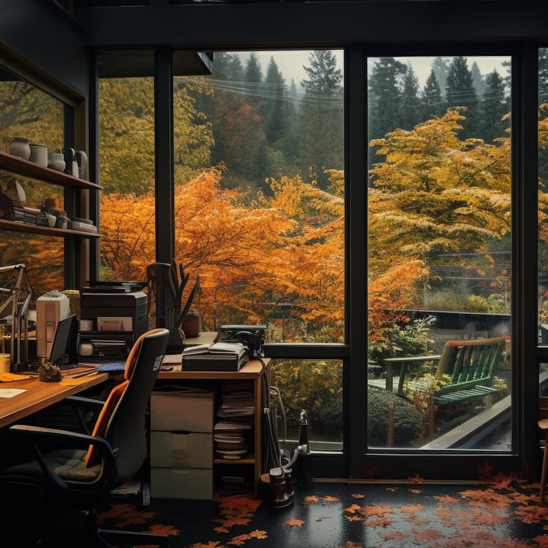 Fall Zoom Background, Zoom Background Fall, Zoom Back, Professional