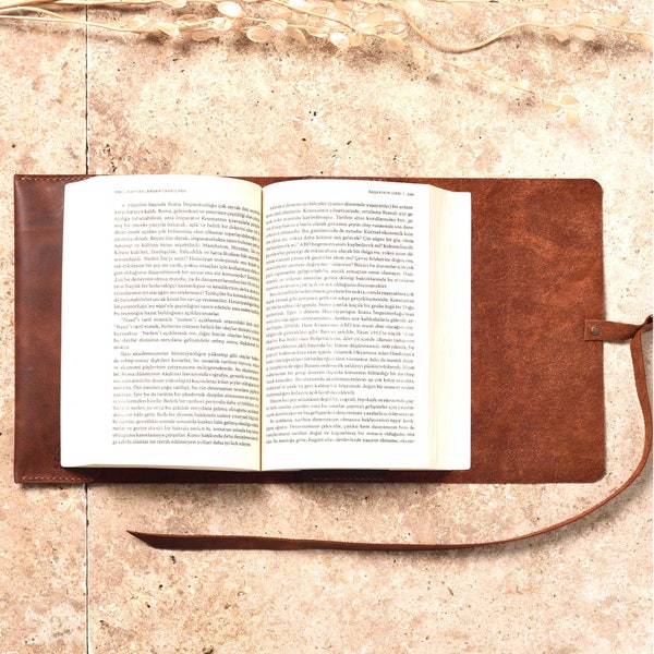 Personalized Leather Bible Book Cover / Custom Book Cover / Leather Journal / Leather Sketchbook / Book Sleeve